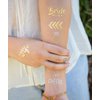 Bachelorette Party Tattoos - Bachelorette Party Favors, Decorations & Supplies by Sterling James Co. - Girl's Night Out Temporary Metallic Tattoos