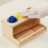 Dailyfunn Montessori Toys Object Permanence Box, Ball Tracker Drop Push Toy for Boy Girl Baby Toddler Kid Preschooler 1-3 Years Old