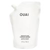 OUAI Medium Conditioner Refill - Hydrating Hair Conditioner with Coconut Oil, Babassu Oil, and Keratin - Strengthens, Repairs and Adds Shine - Paraben and Phthalate Free Hair Care Products - 32 oz