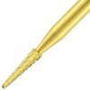 Pana 3/32" Sharp Point Bit Safety Nail Carbide Bit - Gold Color (Grit: Medium - M) for Electric Dremel Drill Machine