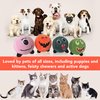 Dog Colorful Plush Squeaky Ball Toys for Small Medium Dogs and Cats; Soft Funny Face Toy Fetch Interactive Balls for Puppy; Gift Box