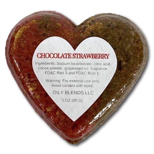 Chocolate Strawberry Tea Bath Bomb
