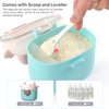 NCVI Baby Formula Dispenser with Scoop and Leveller Portable Storage Formula Containers for Travel, Non-Spill Smart Baby Milk Powder Formula Dispenser for Fruits, Snacks and Nuts (Green)