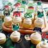 Video Game Cake Topper 73 PCS Video Game Cake Decoration, Game Themed Birthday Party Supplies for Game Fans, Kids and Men