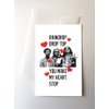 2 Pack - Bad & Boujee I Love You Valentine Greeting Cards (4.25x5.5 Inch)