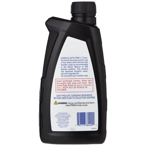 ACDelco GM Original Equipment 10-4017 Auto-Trak II Transfer Case Fluid - 33.8 oz