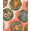xo, Fetti Jungle Foil Paper Plates - 24 pk, 9" | Safari Theme Party Decorations, Zoo Animal Birthday Party Supplies, Baby Shower Favors