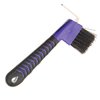 BOTH WINNERS Sturdy Horse Hoof Pick Brush with Soft Touch Handle (Purple)