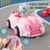 LOVE LIFE Girls Toys Age 3+,Remote Control Cars for Kids,with 3 Cartoon Dolls, RC Car with Music and Lights,Gifts for 3+ Year Olds Boys Girls