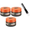 Fudge Professional HAIR SHAPER, Strong Hold Multi-Purpose Hair Styling Tool Product (w/ Sleek Teasing Comb) Hair Paste, Gel, Pomade, Cream (2.5 oz (PACK OF 3))