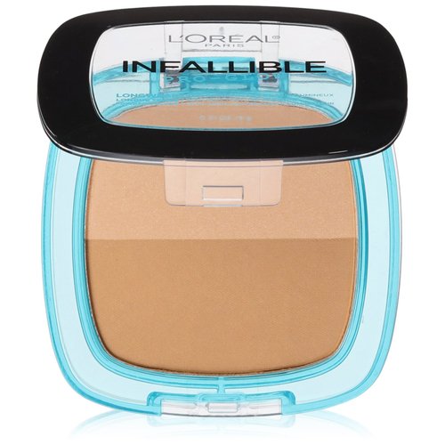 L'Oréal Paris Infallible Pro Glow Pressed Powder, Creme Cafe, 0.31 oz.
