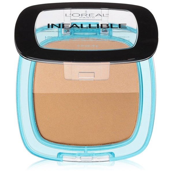 L'Oréal Paris Infallible Pro Glow Pressed Powder, Creme Cafe, 0.31 oz.