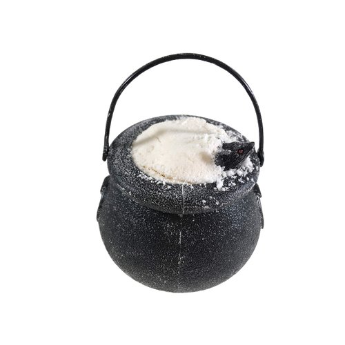 Halloween Bath Bomb with Scary Toy Inside | Cauldron White Fizzy and Bubble 7 oz. Bath Bombs with Surprise Scary Toys Inside! Halloween
