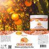 SPA REDI - Body and Foot Cream Mask, Mandarin, 16 Oz - Pedicure Massage for Tired Feet and Body, Hydrating, Fresh Skin - Infused with Hyaluronic Acid, Amino Acids, Panthenol, Comfrey Extract