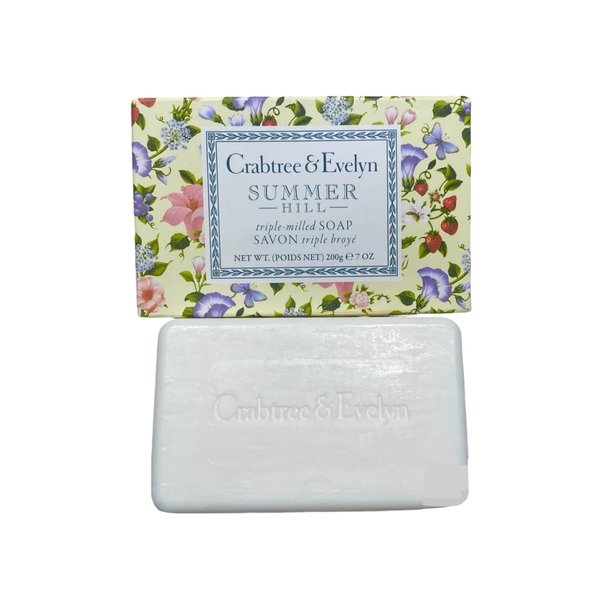 Crabtree & Evelyn Summer Hill Triple Milled Soap Bar 7 oz