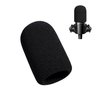 PhantAccy Pop Filter/Windscreen for Audio-Technica AT-2020 AT-2035 AT-2050 ATR2500 ATR2500X AT-4040 Microphones, Foam Mic Cover for Filtering Plosives and Hissing Noise (Foam-Black)