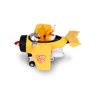 NKOK Sonic & Sega All-Stars Racing: Tails Diecast Propeller Plane - 1:64 Collectible Real Metal Diecast Race Car (6424), Sonic The Hedgehog, Freewheel Push Car, Ages 8+
