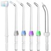 Flosser Replacement Tips for Waterpik Water Flosser, High-Pressure Water Flosser Tip Replacement, Compatible with Waterpik Oral Irrigator (6Pack)