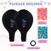 2 Pcs Giant Gender Reveal Balloon, 36 Inch Big Black Gender Reveal Confetti Balloons,Baby Balloon with Pink and Blue Heart Shape Confetti for Boy or Girl Baby Shower Gender Reveal Party Supplies