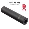 SUNEX TOOLS 224XD, 1/2 Inch Drive, 3/4 Inch Extra Long Deep, Impact Socket, Cr-Mo Alloy Steel, Radius Corner Design, Dual Size Markings