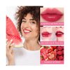 Baorder 4PCS Korean Lip Gloss Set, Lip Tint Stain Set,Mini Liquid Water Tint,Moisturizing Natural,Long Lasting Waterproof,Multi-Use Lip and Cheek Tint(Apple& Strawberry& Watermelon& Cherry)