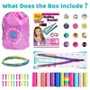 Lynncare Friendship Bracelet Making Kit for Girls, DIY Braided Rope Kids Jewelry Making Kit Craft Toys for 6 7 8 9 10 11 12 Years Girls, Travel Activity Set for Teens Girl