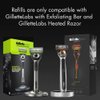 Gillette Labs Razors for Men with Exfoliating Bar, Shaving Kit for Men, Includes 1 Handle, 4 Razor Blade Refills, 1 Premium Magnetic Stand
