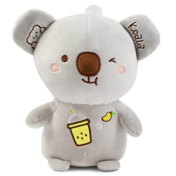ZGXIONG Koala Stuffed Animal, Stuffed Koala Plush Toy, Koala Gifts for Girls, Small Koala Bear Stuffed Animals, 9 Inch Cute Plushie Koala Toy, Grey Stuffed Koala Bear Plush for Kids, Birthday