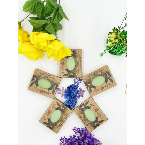 EDMIS (4 PIECES) 100% Olive Oil Organic Natural Soap Organic Bar Soap Set Naturals Organic Soap Bar Soap Handmade Organic Handmade Soap Chemical Free Bar Soap Natural Organic Soap