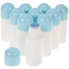 Beavorty Plastic Containers 10Pcs Empty Sponge Applicator Bottle Plastic Liquid Bottles Skin Care Scalp Hair Care Bottles for Medicine Cosmetic Travel 50ml Travel Travel Travel