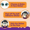 JOYIN 36 PCS Halloween Craft Stickers Party Favors Make a Face Stickers Witch Vampire Self Adhesive DIY Stickers for Halloween Kids, Party Game Stickers, Kids Party Favor Supplies Craft