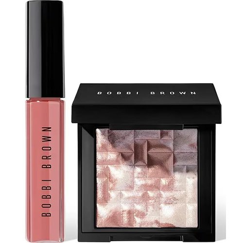 Bobbi Brown Glide-and-Glow Lip Gloss + Highlighter Set