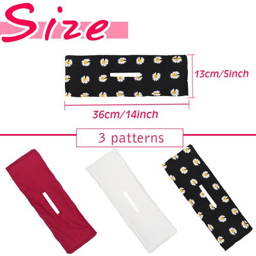 TUUXI 3 Pcs Hair Bun Maker for Twister Fashion French Hairstyle Elastic Hair Tie Twist Hair Bun Classy Multicolor Cloth Flexible Hair Curler Headband Printed Hairpin Tool 14x5 Inches