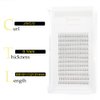 Soft Natural Premade Volume 2D Fans Eyelash Extension 0.10 Thickness 8-14mm Handmade Premade Cluster Volume Fans Faux Mink Lashes 3d (10mm, 3D-0.10-C)