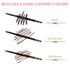 Exolgo Tendresse Waterproof Eyeliner | 2 In 1 Soft Silky Long Lasting Eye Liner With Sponge Applicator | Automatic Self Sharpening Eye Definer Pen With Pin Point Accuracy | Made In Germany | (Black)
