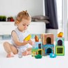 Sorting and Stacking Toys Blocks for Toddlers 1-3, Soft Safari Animal Bath Toys Age 2-4, Numbers Nesting Stackable Toys for Baby 12-18 Months, Montessori Toys Gifts for 1 2 3 Year Old Boys Girls