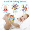 TOHIBEE Baby Montessori Sensory Toys for 0-6 6-12 Months, Baby Teether Teething Toys for Babies 0 3 6 9 12 18 Months, Newborn Infant Learning Developmental Toys Gifts for 1 2 Year Old Boys Girls