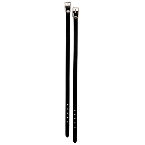 Weaver Leather English Spur Straps , Black , 1/2 x 16
