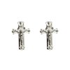 ZHOUMEIWENSP 1Pair Retro Metal Hair Clips Halloween Cross Hairpin with Punk Duckbill Clips Novelty Hair Style Making (Jesus)