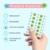 ANAI RUI Acne Patch Pimple Patch, Star-Shaped Pimple Patch, Hydrocolloid Acne Stickers Acne Patch, 108 Dots Patches Acne Absorbing Cover Patch for for Acne Blemish, Pimples, Whiteheads, Zit,12mm & 8mm