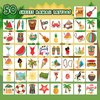 EMOME 50 Individually Wrapped Sheets Hawaiian Kids Tattoos Luau Pool Party Decorations, Beach Tattoos Stickers for Beach Themed Decor, Water Tattoos for Kids Goody Bag Stuffers