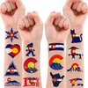 92 PCS Love Breckenridge Temporary Tattoos Stickers Themed Birthday Party Decorations Supplies Decor Favors Cute State Flag Tattoo Sticker Gifts For Kids Boys Girls Prizes Carnival