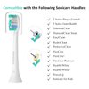 Pisonicleara Replacement Toothbrush Heads Compatible with Philips Sonicare(10 Pack), Brush Heads for Hx6920, 4100 2 Series, HX9023 Hx6240 Hx6610 Snap on Electric Tooth Brush Refill