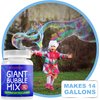 Atlasonix Giant Bubble Solution 14 Gallons - Bubble Refill, Giant Bubble Mix for Big Bubble Solution Refill for Kids, All Natural Bubble Concentrate Bottle for Bubble Machine
