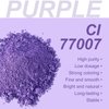 T-MILES Cosmetics Ultramarine Purple Pigment(20g) for DIY Eye Shadow Brow Powder Pressed Powder