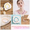 Goldwise Friendship Bracelet Making Kit 2 Boxes-4952 Pcs 24 Colors Bracelet Kits with 3450 Pcs Glass Seed Beads, 1040 Pcs Letter Beads and 50 Pcs Number Beads with Charms, Crafts Gift