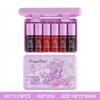 6 Colors Grapes Lip Tint Stain Set, Korean Velvet Lip Stain Watery Lip Stain Tint Moisturizing Mini Liquid Lipstick Set, Long Wearing, Non-Stick Cup, Waterproof, High Pigment, Lip Tint Makeup