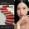 Allione Mellow Velvet Lip Tint | Non-Sticky Lightweight Korean Lip Stain, High Pigmented Long Lasting Moisturizing Soft Matte Liquid Lipstick, Natural Vivid Color, Sun Dance Scarlet