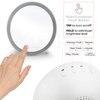 Aduro Vanity Mirror Makeup Mirror With Lights And Wireless Speaker, U-reflect Plus Audio Home Beauty LED Wireless Travel Smart Mirror, Compact Rechargeable