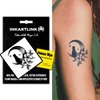 INKARTLINK Semi Permanent Tattoos, realistic cat tattoos, temporary tattoos, adult art designs, party favors, waterproof, no adhesive, no reflective, lasts 1-2 weeks (Miss Cat)
